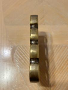 Handmade American brass knuckles made by Terry Shanks Handmade American brass knuckles made by Terry Shanks