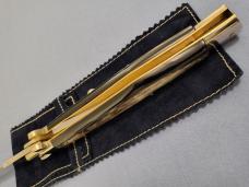 *NEW* 14" RENZO PASCOTTO Brazilian Horn WASP Picklock Italian Stiletto *NEW* 14" RENZO PASCOTTO Brazilian Horn WASP Picklock Italian Stiletto