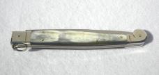 AGA CAMPOLIN 12" SICILIANO FIGHTING KNIFE RING PULL BEAUTIFUL HORN SCALES - 4 MM BLADE N/S BOLSTERS AGA CAMPOLIN 12" SICILIANO FIGHTING KNIFE RING PULL BEAUTIFUL HORN SCALES - 4 MM BLADE N/S BOLSTERS