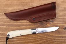 GEC Northfield P74525 "Stingray" - Ivory linen micarta practical fixed blade GEC Northfield P74525 "Stingray" - Ivory linen micarta practical fixed blade