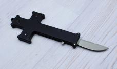 Rob Dalton Full Size Crusader Crucifix OTF Auto Black 5.9" Rob Dalton Full Size Crusader Crucifix OTF Auto Black 5.9"