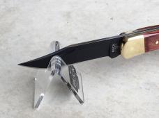 110 Folding Hunter - Build Out - Rosewood/Brass Black BOS S30V Blade - New 110 Folding Hunter - Build Out - Rosewood/Brass Black BOS S30V Blade - New