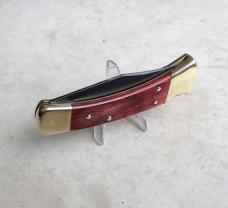 110 Folding Hunter - Build Out - Rosewood/Brass Black BOS S30V Blade - New 110 Folding Hunter - Build Out - Rosewood/Brass Black BOS S30V Blade - New