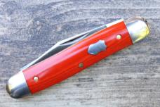 Great Eastern Cutlery GEC Tidioute 661225 - Ember Orange Linen Micarta covers Great Eastern Cutlery GEC Tidioute 661225 - Ember Orange Linen Micarta covers