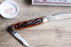 Great Eastern Cutlery GEC Northfield 661225 "Lil Cowboy" - Amber Worm Groove Bn Great Eastern Cutlery GEC Northfield 661225 "Lil Cowboy" - Amber Worm Groove Bn
