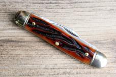 Great Eastern Cutlery GEC Northfield 661225 "Lil Cowboy" - Amber Worm Groove Bn Great Eastern Cutlery GEC Northfield 661225 "Lil Cowboy" - Amber Worm Groove Bn