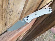 Benchmade Taggedout-15536GN-01 Folding Knife-Tan Grivory- Forest Green Cerakote Elmax Blade - New Benchmade Taggedout-15536GN-01 Folding Knife-Tan Grivory- Forest Green Cerakote Elmax Blade - New