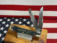 CASE XX USA 2003 TRAPPER 6254 SS MIDNIGHT PURPLE BONE HANDLES, SILVER SCRIPT TESTED XX CASE XX USA 2003 TRAPPER 6254 SS MIDNIGHT PURPLE BONE HANDLES, SILVER SCRIPT TESTED XX