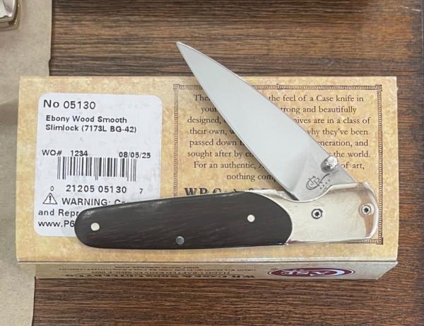 2006 Ebony wood Slimlock new condition just found at Case plant 2006 Ebony wood Slimlock new condition just found at Case plant