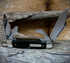 Sears Craftsman USA 95043 Camp Knife Delrin Scales Like New