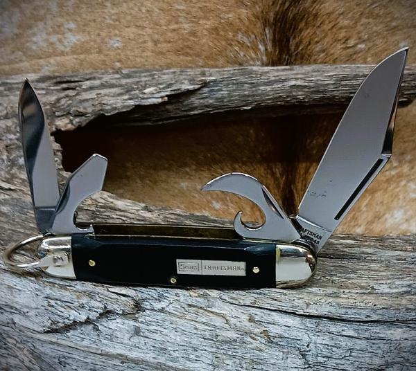 Sears Craftsman USA 95043 Camp Knife Delrin Scales Like New Sears Craftsman USA 95043 Camp Knife Delrin Scales Like New