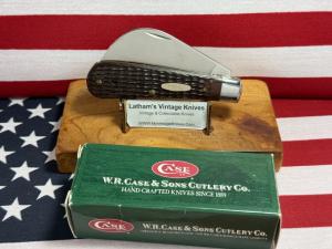 CASE XX USA 2005 HAWKBILL 61011 SS BROWN DELRIN HANDLES