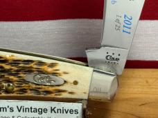 CASE XX USA 2011 HAWKBILL 61011 SS AMBER BONE HANDLES, ETCHED MEMPHIS KNIFE CLUB. CASE XX USA 2011 HAWKBILL 61011 SS AMBER BONE HANDLES, ETCHED MEMPHIS KNIFE CLUB.