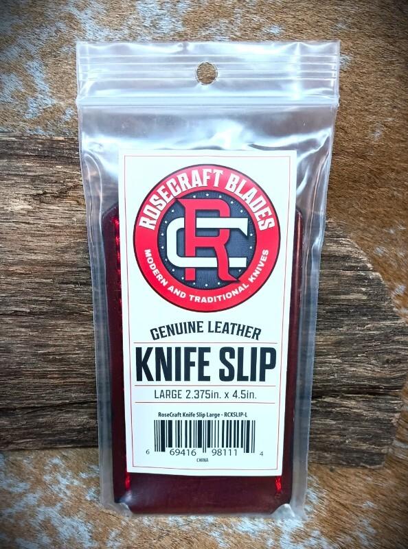 RoseCraft Blades Knife Pocket Slip Large For Knives 4 1/4" Or Shorter RCXSLIP-L RoseCraft Blades Knife Pocket Slip Large For Knives 4 1/4" Or Shorter RCXSLIP-L