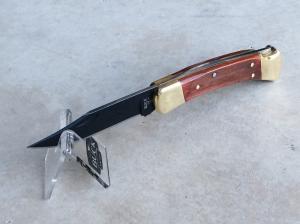110 Folding Hunter - Build Out - Rosewood/Brass Black BOS S30V Blade - New