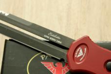 Paragon Estiletto Bowie OTF Automatic Knife Red (5.25" Black Serr) Paragon Estiletto Bowie OTF Automatic Knife Red (5.25" Black Serr)