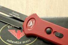 Paragon Estiletto Bowie OTF Automatic Knife Red (5.25" Black Serr) Paragon Estiletto Bowie OTF Automatic Knife Red (5.25" Black Serr)