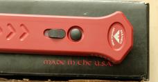 Paragon Estiletto Bowie OTF Automatic Knife Red (5.25" Black Serr) Paragon Estiletto Bowie OTF Automatic Knife Red (5.25" Black Serr)