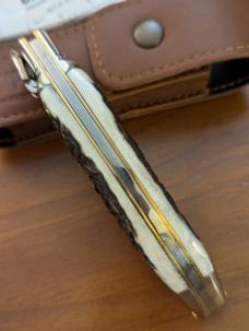 NEW IN BOX GNARLY STAG AGA CAMPOLIN DIANA LEVERLOCK AUTO WITH SHEATH NEW IN BOX GNARLY STAG AGA CAMPOLIN DIANA LEVERLOCK AUTO WITH SHEATH