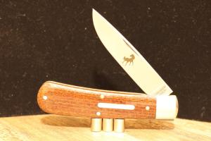 Great Eastern Cutlery Tidioute 745125 "Mustang" SFA - Brown Burlap Micarta 1 of 32
