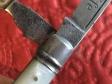 Early ROBESON Doctor's knife w/pearl scales. Pattern no.722153 Early ROBESON Doctor's knife w/pearl scales. Pattern no.722153