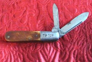 Camillus "TIP TOP" 2 bl Barlow w/bone scales