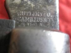 Camillus "TIP TOP" 2 bl Barlow w/bone scales Camillus "TIP TOP" 2 bl Barlow w/bone scales