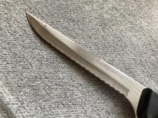 Vintage (4) J.A. HENCKELS International Serrated-Edge Kitchen Knives Ready for Use Vintage (4) J.A. HENCKELS International Serrated-Edge Kitchen Knives Ready for Use
