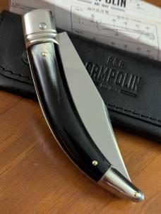 NEW IN BOX BLACK & WHITE BRAZILIAN HORN AGA CAMPOLIN DIANA LEVERLOCK AUTO WITH SHEATH NEW IN BOX BLACK & WHITE BRAZILIAN HORN AGA CAMPOLIN DIANA LEVERLOCK AUTO WITH SHEATH