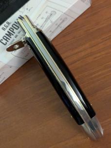 NEW IN BOX BLACK & WHITE BRAZILIAN HORN AGA CAMPOLIN DIANA LEVERLOCK AUTO WITH SHEATH NEW IN BOX BLACK & WHITE BRAZILIAN HORN AGA CAMPOLIN DIANA LEVERLOCK AUTO WITH SHEATH