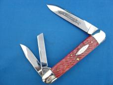 Case Classic 63091 Strawberry Bone Handle Factory Sample Whittler Knife 1 of 5 Case Classic 63091 Strawberry Bone Handle Factory Sample Whittler Knife 1 of 5