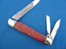 Case Classic 63091 Strawberry Bone Handle Factory Sample Whittler Knife 1 of 5 Case Classic 63091 Strawberry Bone Handle Factory Sample Whittler Knife 1 of 5