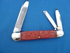 Case Classic 63091 Strawberry Bone Handle Factory Sample Whittler Knife 1 of 5 Case Classic 63091 Strawberry Bone Handle Factory Sample Whittler Knife 1 of 5
