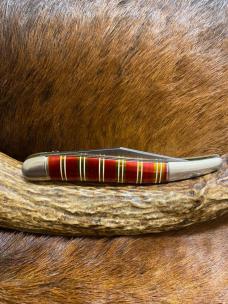 Beautiful Imperial Hammer Brand Toothpick Switchblade Knife, Candystripe Beautiful Imperial Hammer Brand Toothpick Switchblade Knife, Candystripe