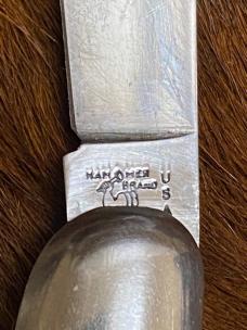 Beautiful Imperial Hammer Brand Toothpick Switchblade Knife, Candystripe Beautiful Imperial Hammer Brand Toothpick Switchblade Knife, Candystripe