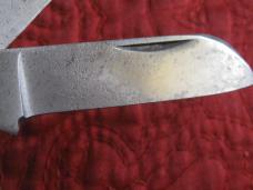KUTMASTER 3 bl stock knife w/bone scales. 3/78" closed KUTMASTER 3 bl stock knife w/bone scales. 3/78" closed