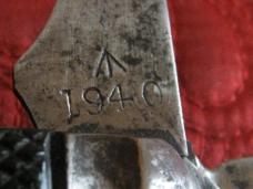 British Military Sailer's knife. 1940 w/Broad Arrow stamp. British Military Sailer's knife. 1940 w/Broad Arrow stamp.