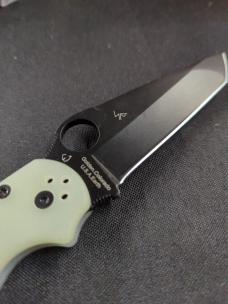Spyderco M4 Tanto Paramilitary 2 Knife Natural Jade G-10 (3.4" Black) C81GM4PTBK2 Spyderco M4 Tanto Paramilitary 2 Knife Natural Jade G-10 (3.4" Black) C81GM4PTBK2