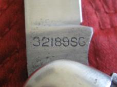 CATTARAUGUS 3 bl stock knife. Bone scales w/Ft. Worth Spudders shield CATTARAUGUS 3 bl stock knife. Bone scales w/Ft. Worth Spudders shield
