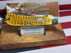 CASE XX USA 2012 BACKPOCKET TB61546 1/2 SS MEMPHIS CLUB KNIFE #11 GOLDEN ORANAGE BONE HANDLES CASE XX USA 2012 BACKPOCKET TB61546 1/2 SS MEMPHIS CLUB KNIFE #11 GOLDEN ORANAGE BONE HANDLES