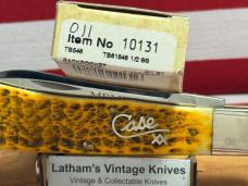 CASE XX USA 2012 BACKPOCKET TB61546 1/2 SS MEMPHIS CLUB KNIFE #11 GOLDEN ORANAGE BONE HANDLES CASE XX USA 2012 BACKPOCKET TB61546 1/2 SS MEMPHIS CLUB KNIFE #11 GOLDEN ORANAGE BONE HANDLES
