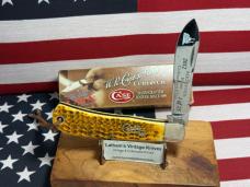 CASE XX USA 2012 BACKPOCKET TB61546 1/2 SS MEMPHIS CLUB KNIFE #11 GOLDEN ORANAGE BONE HANDLES CASE XX USA 2012 BACKPOCKET TB61546 1/2 SS MEMPHIS CLUB KNIFE #11 GOLDEN ORANAGE BONE HANDLES