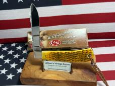 CASE XX USA 2012 BACKPOCKET TB61546 1/2 SS MEMPHIS CLUB KNIFE #11 GOLDEN ORANAGE BONE HANDLES CASE XX USA 2012 BACKPOCKET TB61546 1/2 SS MEMPHIS CLUB KNIFE #11 GOLDEN ORANAGE BONE HANDLES