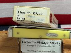 CASE XX USA 2001 DR KNIFE 3185 CV YELLOW COMPOSITION HANDLES CASE XX USA 2001 DR KNIFE 3185 CV YELLOW COMPOSITION HANDLES