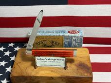 CASE XX USA 2001 DR KNIFE 6185 SS POCKETT WORN RED BONE HANDLES CASE XX USA 2001 DR KNIFE 6185 SS POCKETT WORN RED BONE HANDLES