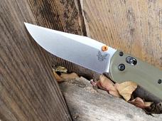 Benchmade Taggedout - 15536 AXIS Lock Folding Knife OD Green G-10 Handle S45VN Blade - New Benchmade Taggedout - 15536 AXIS Lock Folding Knife OD Green G-10 Handle S45VN Blade - New