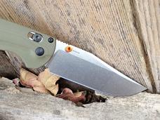 Benchmade Taggedout - 15536 AXIS Lock Folding Knife OD Green G-10 Handle S45VN Blade - New Benchmade Taggedout - 15536 AXIS Lock Folding Knife OD Green G-10 Handle S45VN Blade - New