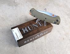 Benchmade Taggedout - 15536 AXIS Lock Folding Knife OD Green G-10 Handle S45VN Blade - New Benchmade Taggedout - 15536 AXIS Lock Folding Knife OD Green G-10 Handle S45VN Blade - New
