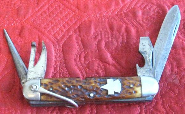 KEEN KUTTER 4 bl SCOUT KNIFE w/SABRE Blade KEEN KUTTER 4 bl SCOUT KNIFE w/SABRE Blade