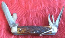 KEEN KUTTER 4 bl SCOUT KNIFE w/SABRE Blade KEEN KUTTER 4 bl SCOUT KNIFE w/SABRE Blade